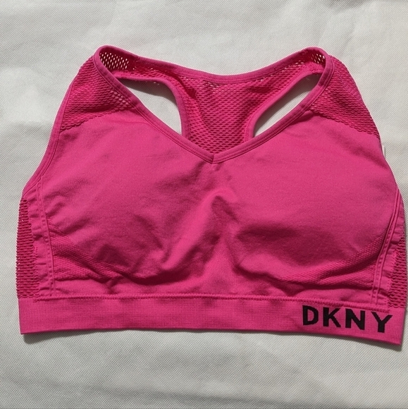 Dkny Other - DKNY Sport Hot Pink Lightly Padded Sports Bra - size XL